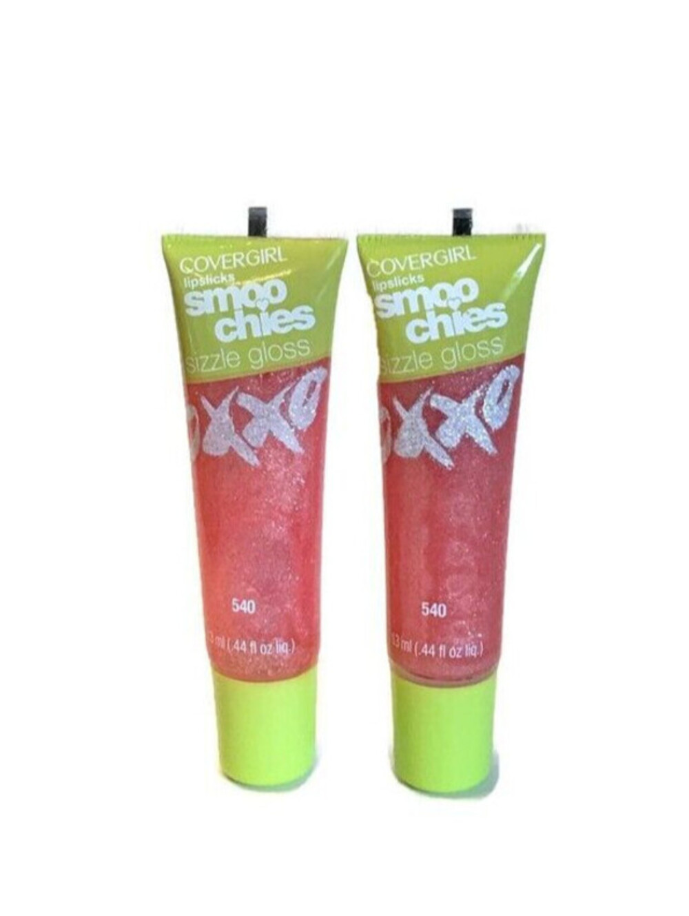 2 COVERGIRL Smoochies Lipslicks LIP GLOSSES ~ HOT STUFF #540 ~ NEW
